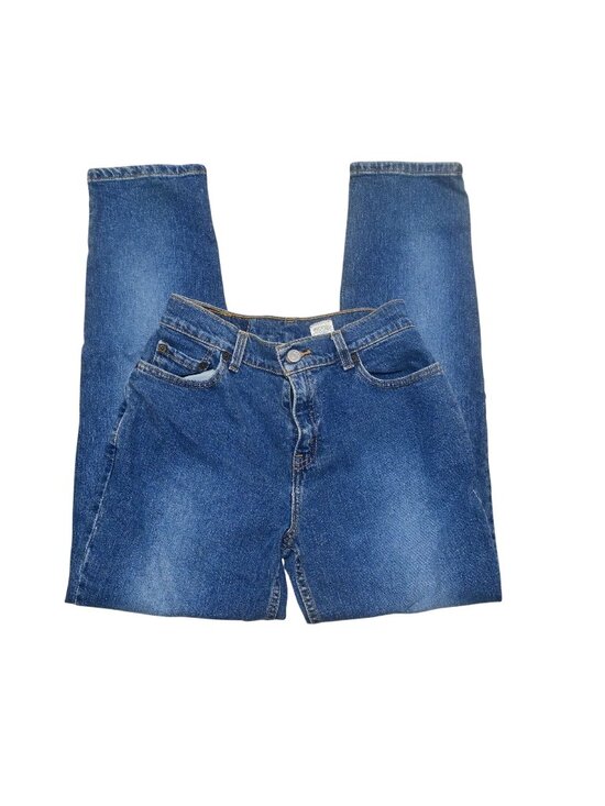 Pants - Levi's 550 Jeans Tapered Leg Relaxed Fit Size 4 Pet Dark Blue Denim Vintage